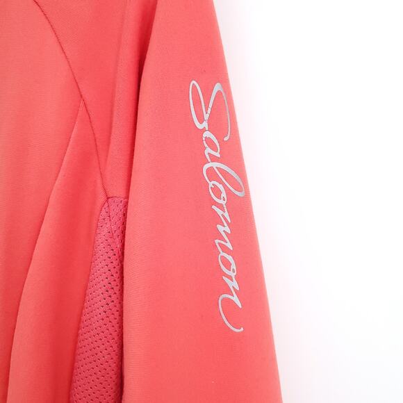 Salomon ActiLite Full Zip Mid Layer Activewear Media Pocket Mock Neck Jacket XL - Picture 5 of 11